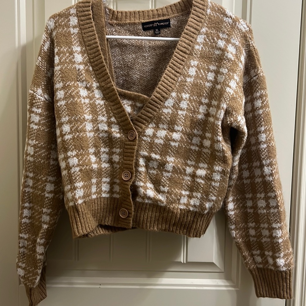 Almost Famous Set- Jacket and Cropped Tank Top